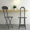 2/4x Folding Lightweight Chair Set Portable Metal Frame MDF Kitchen Dining Seats