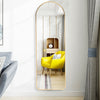 Wall Mounted Full Length Mirror Dressing Home Oval Bedroom Mirror Metal Frame UK