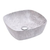 Marble Stone Look Wash Basin Ceramic Vessel Bathroom Sink Porcelain AboveCounter