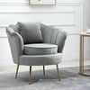 Oyster Velvet Accent Armchair Sofa Chair Footstool Available Lounge Living Room