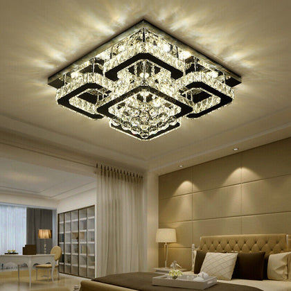 Luxury Hallway 5 Heads LED Chandelier Lights Crystal Ceiling Light Chandeliers