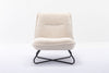 Modern Lounge Chair Sleeper Sofa Living Room Cinema Armless Chair White