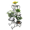 Small Medium Large Multi Tier Tiered Plant Stand Carbonized Shelf Holder Flower