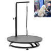 Rotatable Pet Cat Dog Grooming Table W/Adjustable Arm Non-Slip Trimming Tabletop