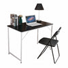 Modern Black Wooden Computer Desk Laptop PC Study Table Home Office Workstation