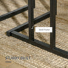 Dining Table Set, Concrete Effect Kitchen Table and Chairs for 4 People, Grey