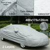 Waterproof Car Cover Large Heavy Duty UV Protection Breathable 2 Layer Cotton