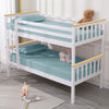 Double Bunk Bed 3FT Single Bed For Kids Children Solid Wooden Frame With Stairs