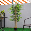 Large Artificial Bamboo Green Tree outdoor Tall Plant in Pot Home Office Decor