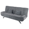 Folding 2/3 Seater Fabric Sofa Bed Recliner Chair Sleeper Sofa Bed Couch Settee