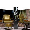 Barber Station Cabinet Wooden Hair Styling Storage Beauty Salon Spa Equipment UK