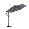 2/2.5/2.7/3M Patio Parasol Sunshade Garden Umbrella Outdoor Canopy Tilt Crank
