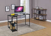 L-shaped Computer Desk Corner PC Study Work Table with Bookshelves Workstation