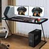 Large 150cm Gaming Computer Table Laptop Desk USB RGB Light Office Workstation