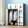 12 Cube Plastic Wardrobe Cupboard Closet Cabinet Organiser Storage Furniture Set