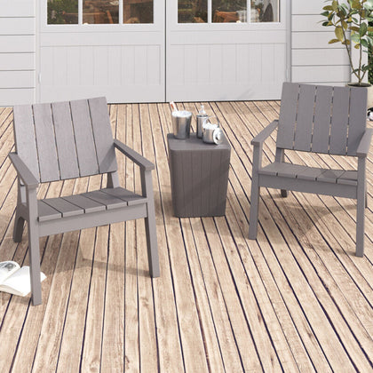 Three-Piece Rattan Garden Furniture 2 Seat Bistro Table Chair Outdoor Patio Set