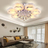 3+2 Colour Luxury Crystal LED Chandelier Hexagon/Flower Lamp Ceiling Lights