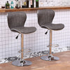 1/2/4/6x Bar Stools Gas Lift Swivel Faux Leather Kitchen Breakfast Counter Salon