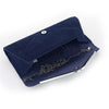 Plain Suede Wedding Party Prom Women and Women Evening Clutch Handbag