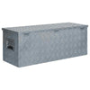 Aluminium Storage Box Silver Lockable Trailer Box Tool Box Organizer Chest