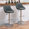 1/2/4/6x Bar Stools Gas Lift Swivel Faux Leather Kitchen Breakfast Counter Salon