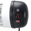3000W Electric Carbon Fiber Heater Adjustable Garden Warmer Timer Remote Control