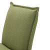 Accent Chair Linen Fabric Upholstered Living Room Armless Chair with Metal Legs