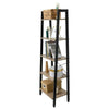 5 Tier Ladder Shelf Bookcase Storage Rack Metal Frame Display Plant Stand Home
