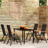 5 Piece Garden Dining Set Black I3L5