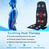 Vibrating Back Massager with Heat Deep Massage Chair Pad For Full Back