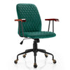 Velvet Leisure Chair Adjustable Swivel Home Office Chair Mid-Back Computer chair