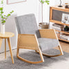 Modern Relax Rocking Chair Lounge Chair Recliner Armchair Upholstered Chair NS