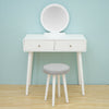 Modern Dressing Table Vanity Table Makeup Desk Dresser Set Home Bedroom Woman BN
