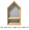 Wooden Display Wall Hanging Storage Unit Rack Shelves Cubes Home Decor Ornaments