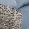 Rattan Garden Corner Sofa Set Lounge w/Cushions Outdoor Patio Furniture Grey