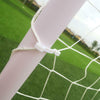 New 8Ft x 5Ft Teens Football Goal Post Soccer Net Set White Outdoor Garden Train