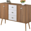 Modern Sideboard Buffet 2 Doors 3 Drawers Storage Cabinet Cupboard White Home