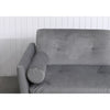 Velvet Sofa Bed Living Room Furniture 2 seater sofa bed with 2 bolister cushions