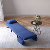 Folding Sofa Bed 3in1 Convertible Recliner Chair Linen Upholstered Seat w/Pillow