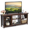 2-in-1 TV Stand for TVs up to 65 Inches Wooden TV Console Table Media Canter