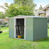 6 X 8 FT Outdoor Storage Shed Large Tool Utility Organizer House 2 Sliding Doors