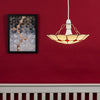 Retro Stained Glass Ceiling Light Shade Tiffany Style Easy Fit Pendant Lampshade