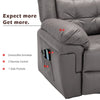 Electric Power Lift Riser Recliner Chair Sofa Massage Heating Function Armchair