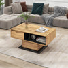 Modern Coffee End Table Wooden Storage Drawer Shelf Living Room Furniture QH