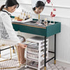 3/4/5/6 Rolling Drawers Storage Unit Jewellery School Study Table Top Under Desk