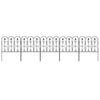 5 Panels Decorative Garden Fence Folding Wire Patio Fences Interlockable