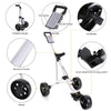 SYST 3 Wheel Golf Trolley Aluminum Alloy Foldable Push Pull Cart Golf Trolleys