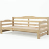 Daybed Wooden 3ft Single Guest Bed Trundle Bed Sofa Bed Frame Solid Pine Nature