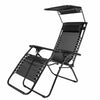 2X Oversized Zero Gravity Recliner Chair Outdoor Lounge Sun Garden Folding Patio