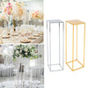 Metal Flower Rack Wedding Party Art Geometric Column Vases Stand Top Props Decor